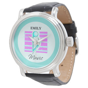 Gefeliciteerd, opmerking: muzikale prestaties horloge