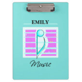 Gefeliciteerd, opmerking: muzikale prestaties klembord (Voorkant)