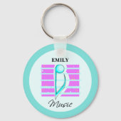 Gefeliciteerd, opmerking: muzikale prestaties sleutelhanger (Voorkant)