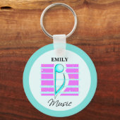 Gefeliciteerd, opmerking: muzikale prestaties sleutelhanger (Voorkant)