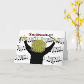 Gefeliciteerd orkestdirigent kaart (Gele Bloem)