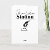 Gefeliciteerd papa | Fotosjabloon Kaart (Achterkant)