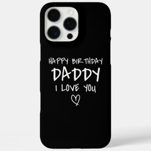 Gefeliciteerd papa ik hou van je Vader verjaardag iPhone 16 Pro Max Hoesje