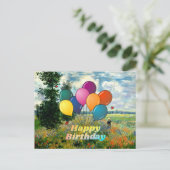 Gefeliciteerd, Papaverveld, Argenteuil, Briefkaart (Staand voorkant)