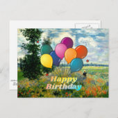 Gefeliciteerd, Papaverveld, Argenteuil, Briefkaart (Voorkant / Achterkant)