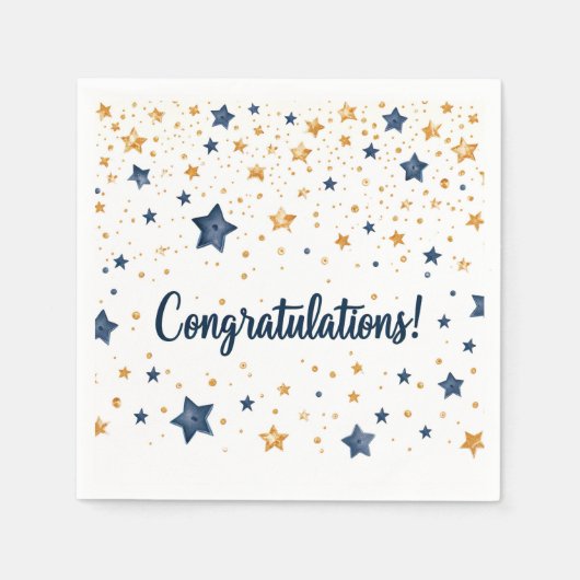 Gefeliciteerd Paper Napkin Servet (Voorkant)