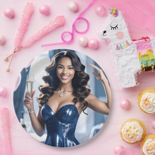 Gefeliciteerd Papieren Bordje (Feest)