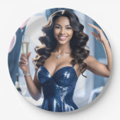 Gefeliciteerd Papieren Bordje (Voorkant)