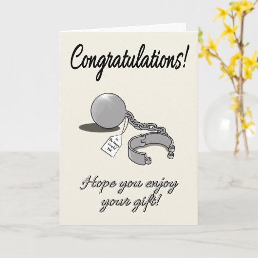 Gefeliciteerd Pas getrouwd Kaart huwelijksdag (Gele Bloem)