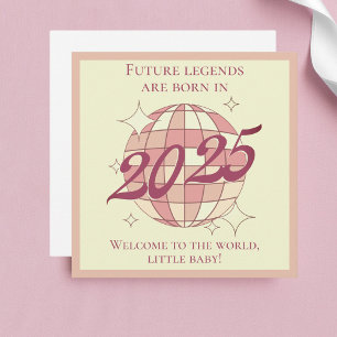 Gefeliciteerd pasgeboren baby meisje nieuwe ouders