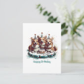 Gefeliciteerd Pembroke Welsh Corgi Honden Briefkaart (Staand voorkant)