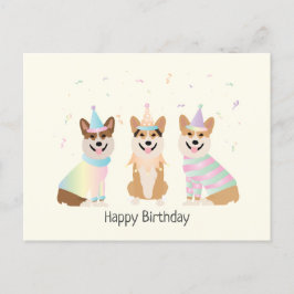 Gefeliciteerd Pembroke Welsh Corgi Honden Briefkaart