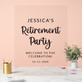 Gefeliciteerd Pensioenfeest Welkom Acryl Teken Bord (Huwelijk)