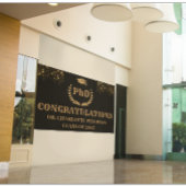 Gefeliciteerd PhD Afstuderen Spandoek