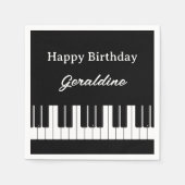 Gefeliciteerd Pianist Persoonlijk Servet (Voorkant)