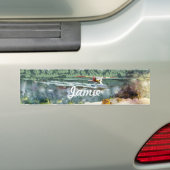 Gefeliciteerd piloot Alaska Struik vliegtuig Vist Bumpersticker (Op auto)