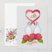 Gefeliciteerd plat kaart (Voorkant / Achterkant)