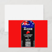 Gefeliciteerd Po Bedankkaart (Voorkant / Achterkant)