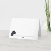 Gefeliciteerd politie Thin Blue Line Afstuderen C Kaart (Achterkant)