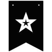 Gefeliciteerd politieagent wetshandhaving vlaggetjes (Eerste vlag)