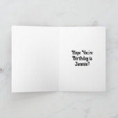 Gefeliciteerd | Pop Art Meisje met Record Kaart (Binnen)