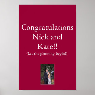 Gefeliciteerd Poster