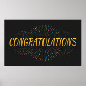 Gefeliciteerd Poster (Voorkant)