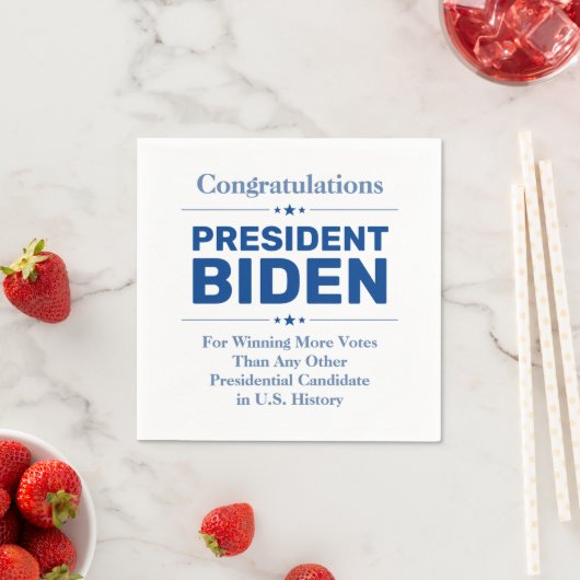 Gefeliciteerd President Biden Meest gekozen kandid Servet (Insitu)