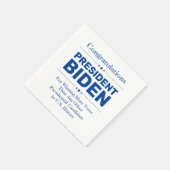 Gefeliciteerd President Biden Meest gekozen kandid Servet (Hoek)