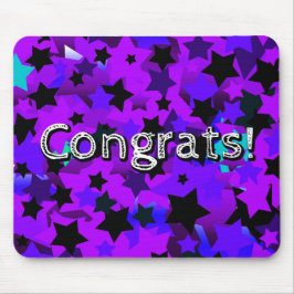 Gefeliciteerd! Punk sterren Muismat