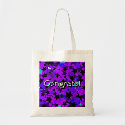 Gefeliciteerd! Punk sterren Tote Bag (Voorkant)