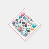 Gefeliciteerd Puppy's Servet (Hoek)