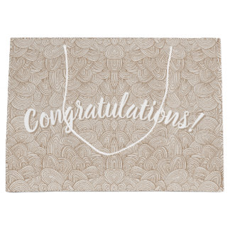 Gefeliciteerd!- Quantum Weave Neutraal Groot Cadea Cadeauzakje