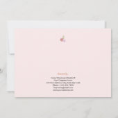 Gefeliciteerd Realtor gepersonaliseerde chique blo Kaart (Achterkant)