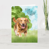Gefeliciteerd reBARKable Gouden Retriever Hond Kaart (Voorkant)