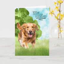 Gefeliciteerd reBARKable Gouden Retriever Hond