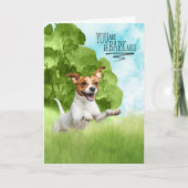 Gefeliciteerd reBARKable Jack Russell hond Kaart (Voorkant)