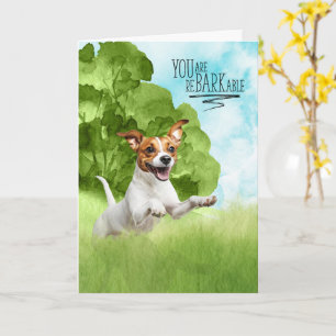 Gefeliciteerd reBARKable Jack Russell hond Kaart