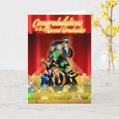 Gefeliciteerd Recente afgestudeerden (geen jaar) K Kaart (Gele Bloem)