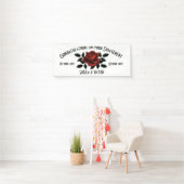 Gefeliciteerd, Red Rose Verloving Spandoek (Insitu)