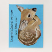 Gefeliciteerd! Ree Legpuzzel (Verticaal)