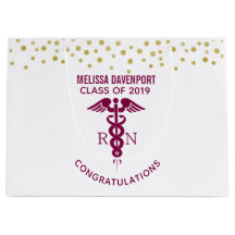 Gefeliciteerd RN Verpleegkundige Afstuderen Rode C