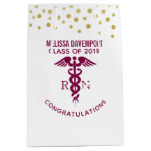 Gefeliciteerd RN Verpleegkundige Afstuderen Rode C