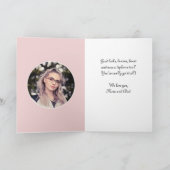 Gefeliciteerd Rococo Afstuderen Foto Kaart (Binnen)