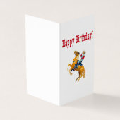 Gefeliciteerd! Rodeo Cowboy Kaart (Buitenkant)