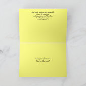 Gefeliciteerd Roos Collage Yellow Interior Kaart (Binnen)
