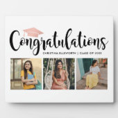 Gefeliciteerd Roos Gold 3 Foto 2025 Afstuderen Fotoplaat (Voorkant)