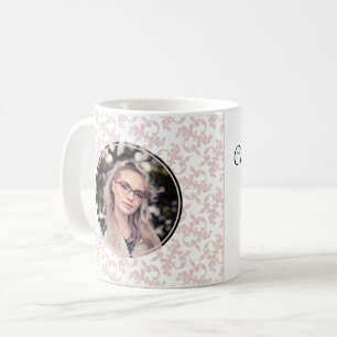 Gefeliciteerd Roze Rococo Afstudeerfoto Koffie Koffiemok