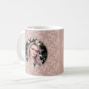 Gefeliciteerd Roze Rococo Afstudeerfoto Koffiemok