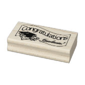 Gefeliciteerd Rubberstempel (Stempel)